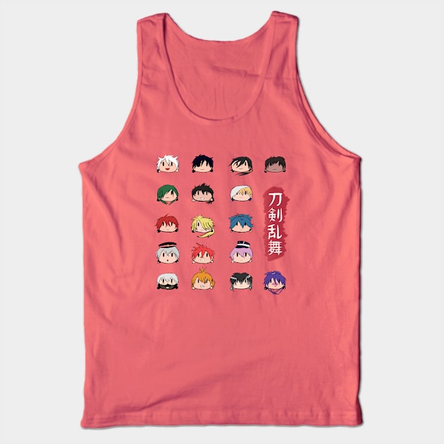 Toutsum Ranbu Tank Top by digitalAlchemist